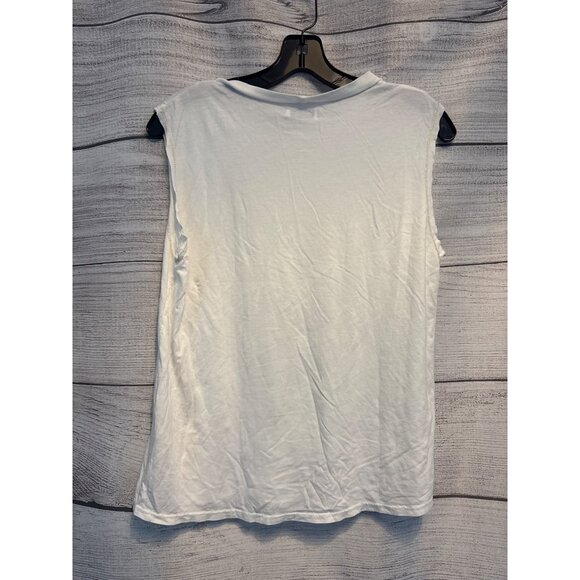 Lauren Moshi Sibley Smiley Face Sleeveless Tank Top Size XS - Picture 3 of 3